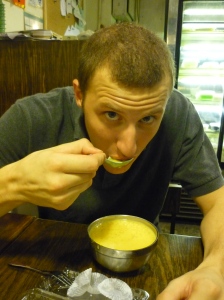 Me eating 杨枝甘露!